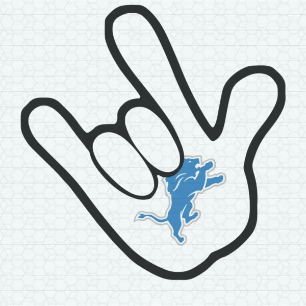 modern and bold with a playful twist Lions classic SVG design showing pride and excitement for Cricut and Silhouette cutting machines