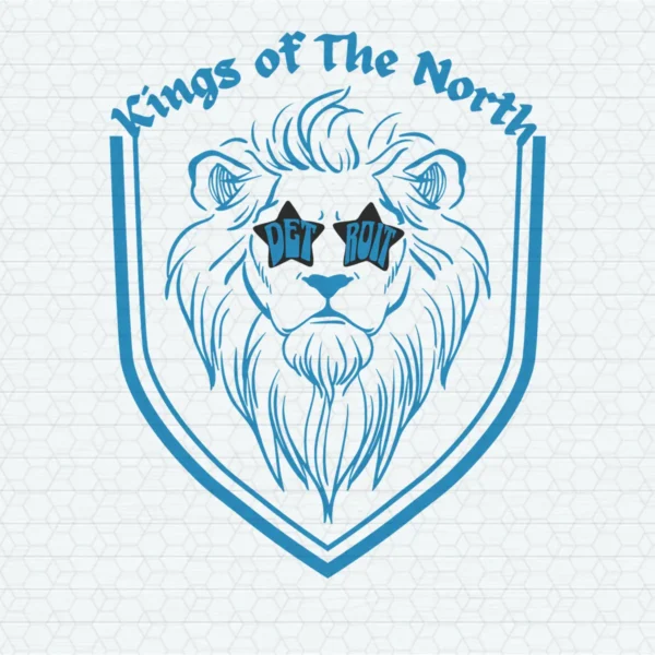 modern with a vintage touch Lions classic SVG design showing pride for Cricut and Silhouette cutting machines