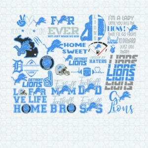 modern with a vintage touch, featuring a bold and energetic aesthetic Lions logo SVG design showing pride and loyalty for Cricut and Silhouette cutting machines