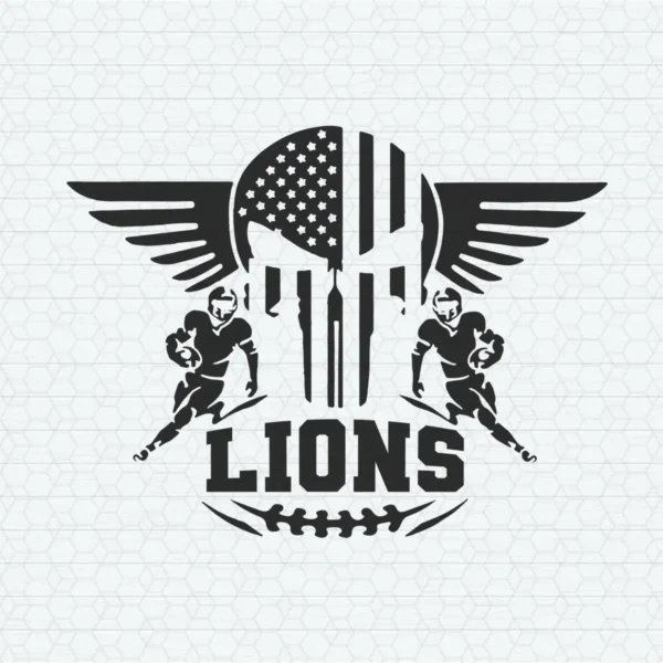 bold and modern with a vintage twist Lions classic SVG design showing pride and loyalty for Cricut and Silhouette cutting machines