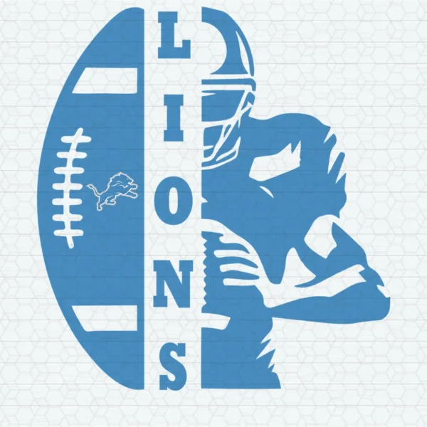 modern and bold with a touch of vintage elements Lions classic SVG design showing pride for Cricut and Silhouette cutting machines
