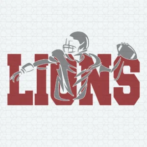modern with a bold and dynamic aesthetic Lions classic SVG design showing excitement and pride for Cricut and Silhouette cutting machines
