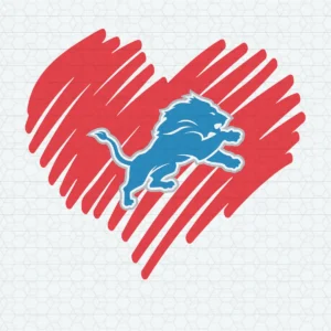 modern with a playful twist, incorporating bold elements Lions classic SVG design showing excitement and pride for Cricut and Silhouette cutting machines