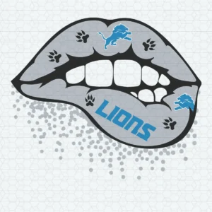 bold and modern with a playful twist Lions classic SVG design showing excitement and pride for Cricut and Silhouette cutting machines