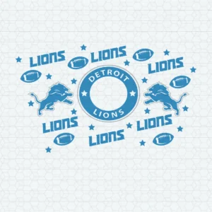 modern and bold with a touch of vintage Lions classic SVG design showing pride for Cricut and Silhouette cutting machines