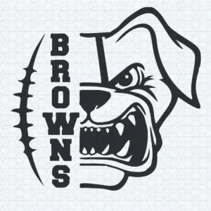 vintage with a bold and aggressive aesthetic Browns logo SVG design showing pride and resilience for Cricut and Silhouette cutting machines