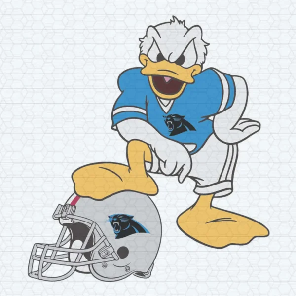 Donald Duck Carolina Panthers NFL Super Bowl SVG