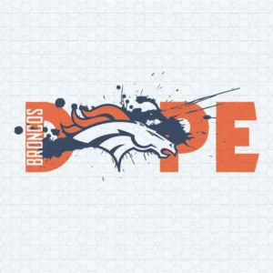 modern with a bold and dynamic aesthetic Broncos classic SVG design showing excitement and pride for Cricut and Silhouette cutting machines