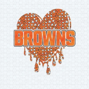 bold and modern with a playful twist Browns classic SVG design showing excitement and loyalty for Cricut and Silhouette cutting machines