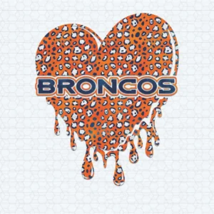 bold and modern with a playful twist Broncos classic SVG design showing excitement and pride for Cricut and Silhouette cutting machines