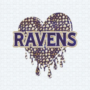 Dripping Heart Ravens Png Sublimation