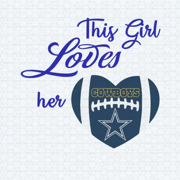 modern with a playful twist Cowboys classic SVG design showing pride for Cricut and Silhouette cutting machines