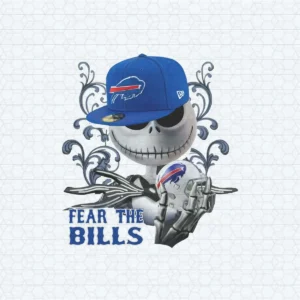Fear The Buffalo Bills Jack Skellington Nfl Halloween PNG File