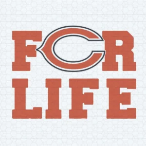 For Life Bears NFL Football Vector SVG Digital File