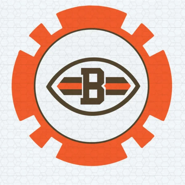 modern with a vintage touch Browns logo SVG design showing pride for Cricut and Silhouette cutting machines