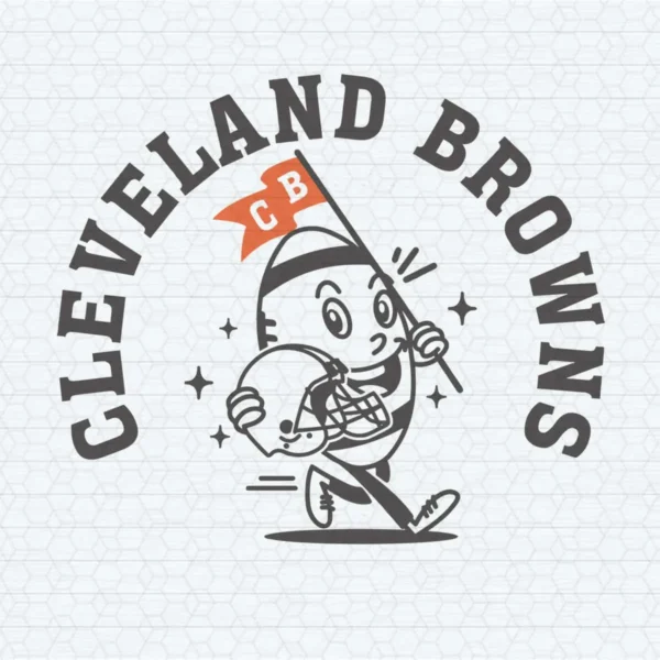 vintage with a playful and bold aesthetic Browns classic SVG design showing nostalgia and pride for Cricut and Silhouette cutting machines