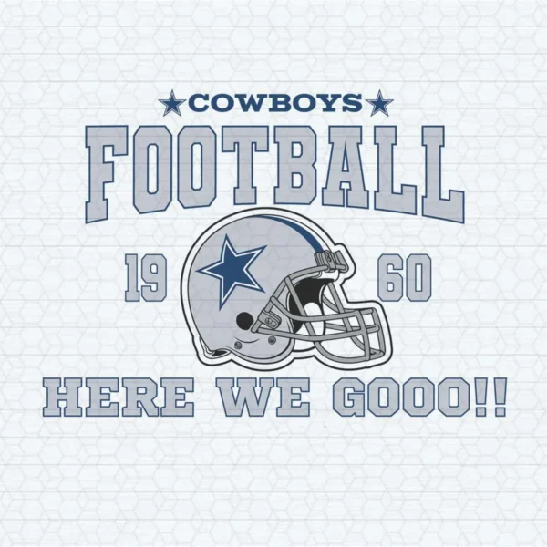 vintage with a modern twist Cowboys helmet SVG design showing pride for Cricut and Silhouette cutting machines