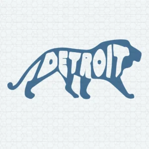 modern and bold with a playful twist Lions logo SVG design showing pride for Cricut and Silhouette cutting machines