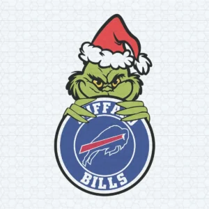 Funny Grinch Buffalo Bills Circle Logo SVG NFL Super Bowl