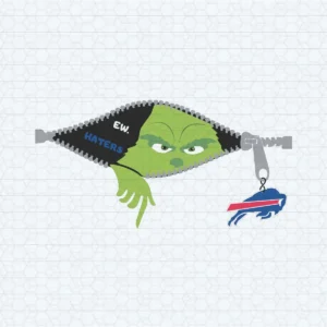 Funny Grinch Ew Haters Buffalo Bills Logo SVG Cricut File