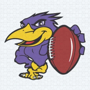 Funny Ravens Football Mascot SVG