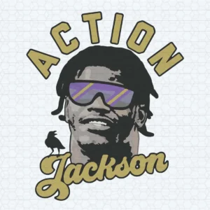 FunnyAction Jackson  Baltimore Ravens SVG