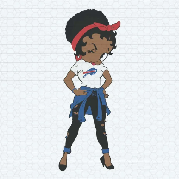 Girl Nfl Football Vector Sport Buffalo Bills Gear SVG