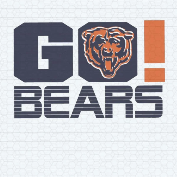 Go Bears Football SVG Cricut Digital Download