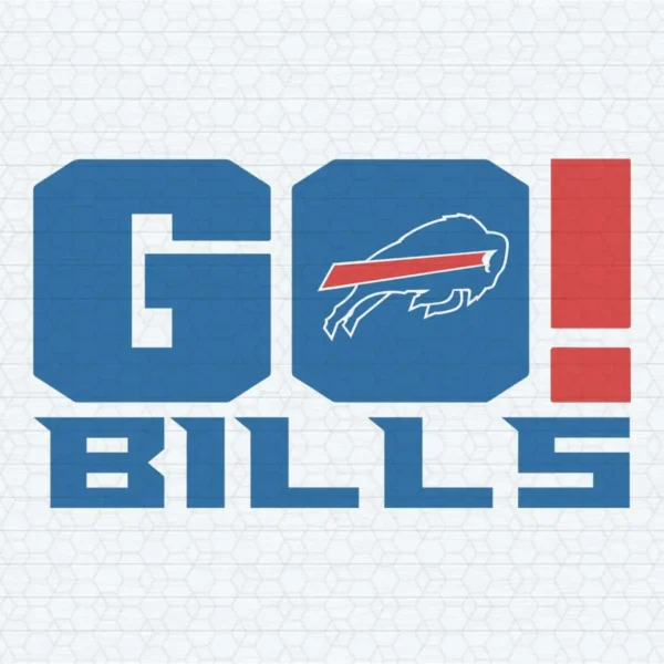 Go Bills Football Vector Nfl Sport SVG Digital Download
