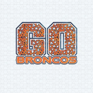 bold and modern with a playful twist Broncos classic SVG design showing excitement for Cricut and Silhouette cutting machines