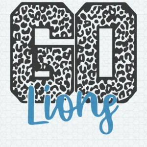modern with a playful twist Lions classic SVG design showing excitement for Cricut and Silhouette cutting machines