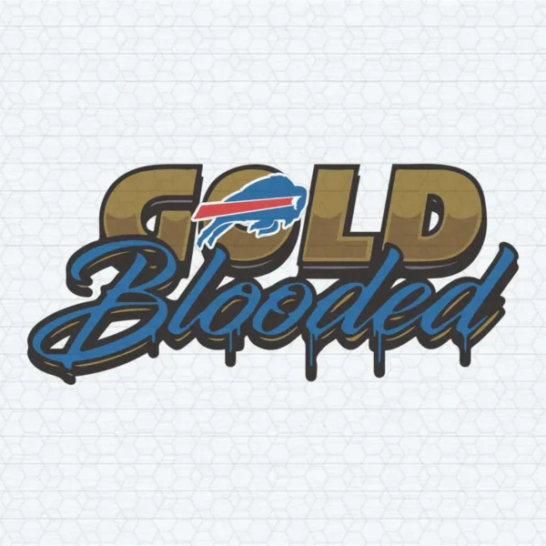 Gold Blooded Buffalo Bills SVG Cricut Digital Download