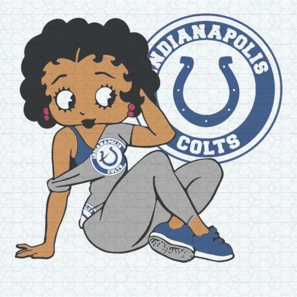vintage with a playful, cartoonish flair Colts classic SVG design showing nostalgia and warmth for Cricut and Silhouette cutting machines