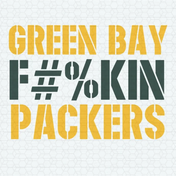 bold and modern with a touch of vintage Packers classic SVG design showing pride and camaraderie for Cricut and Silhouette cutting machines