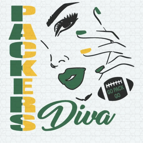 modern with a playful twist Packers classic SVG design showing pride for Cricut and Silhouette cutting machines