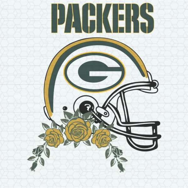 vintage with a modern twist, featuring bold and intricate details Packers helmet SVG design showing nostalgia and pride for Cricut and Silhouette cutting machines