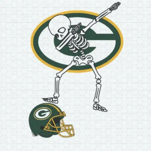 modern with a playful twist Packers skull SVG design showing joy and camaraderie for Cricut and Silhouette cutting machines