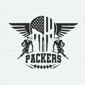 bold and modern with a vintage twist Packers logo SVG design showing pride for Cricut and Silhouette cutting machines