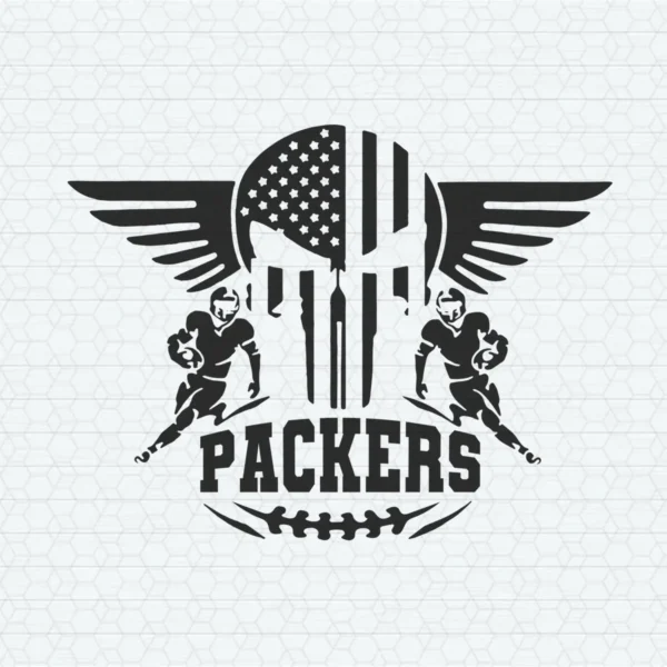 bold and modern with a vintage twist Packers logo SVG design showing pride for Cricut and Silhouette cutting machines