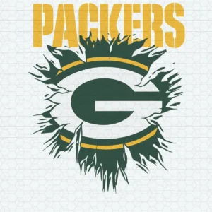 bold and modern with a vintage touch Packers logo SVG design showing pride for Cricut and Silhouette cutting machines