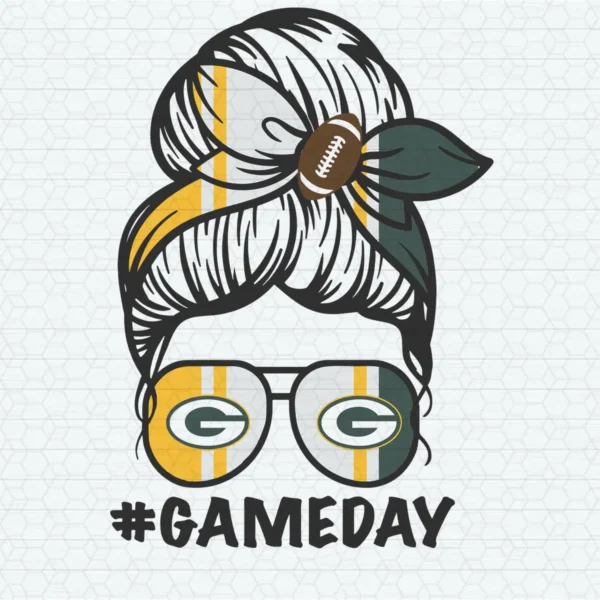 modern with a playful twist, incorporating elements of vintage aesthetics Packers classic SVG design showing excitement and pride for Cricut and Silhouette cutting machines