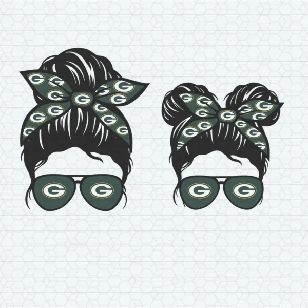 modern with a playful twist Packers classic SVG design showing pride for Cricut and Silhouette cutting machines