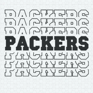 bold and modern with a vintage touch Packers classic SVG design showing pride for Cricut and Silhouette cutting machines