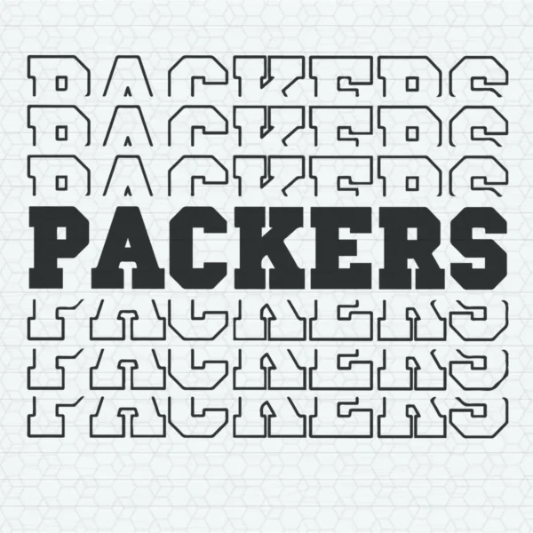 bold and modern with a vintage touch Packers classic SVG design showing pride for Cricut and Silhouette cutting machines