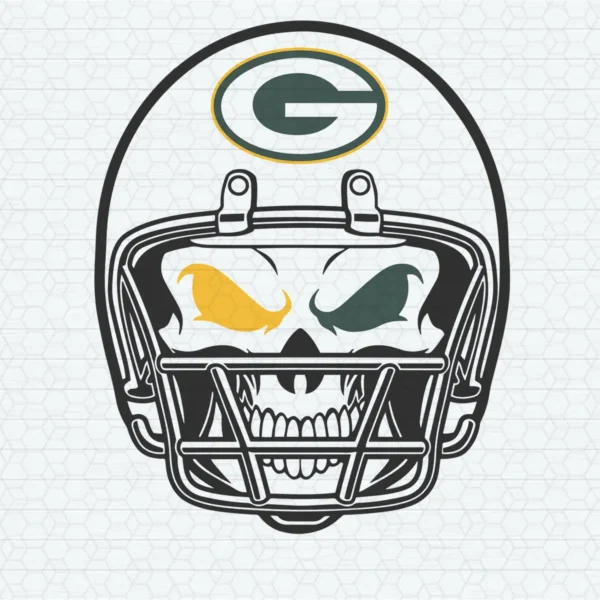 bold and modern with a vintage twist Packers helmet SVG design showing pride for Cricut and Silhouette cutting machines