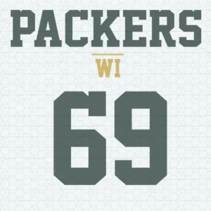 vintage with a bold and modern twist Packers classic SVG design showing pride for Cricut and Silhouette cutting machines