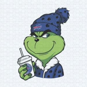 Grinch Buffalo Bills Logo SVG Digital Download
