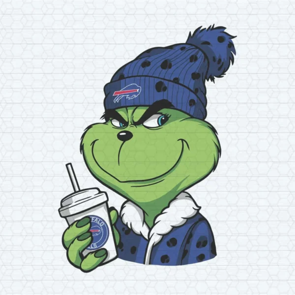 Grinch Buffalo Bills Logo SVG Digital Download