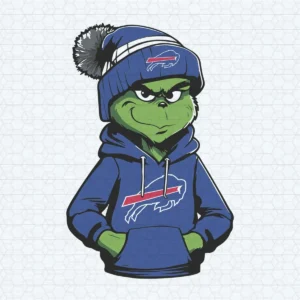 Grinch Wears Buffalo Bills Clothes SVG Digital Download