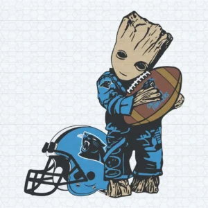 Groot Fan Carolina Panthers SVG Cricut File